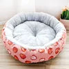 Luxury Plush Dog Bed – Soft High-Loft Round Cushion Pillow for Small & Medium Pets | Comfortable, Warm Pet Bed with Removable Cover