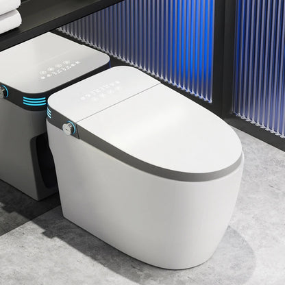 New Modern Automatic Sanitary Ware Auto Open Flush Intelligent Wc Commode Bidet Toilet P Trap Bathroom Wc Smart Toilet