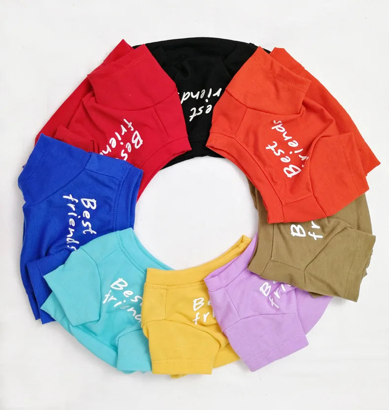 Cute Dog Clothes – Funny Luxury Pet T-Shirt for Small & Large Dogs | Comfortable, Machine-Washable Cotton Apparel