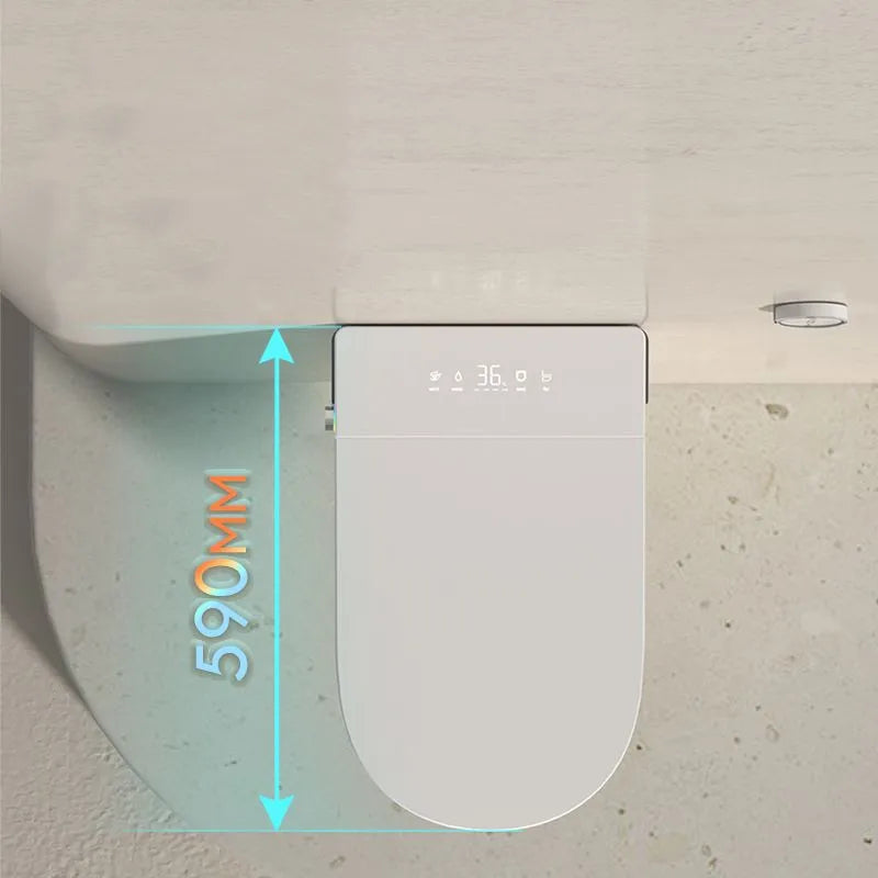 HONGDEC Bathroom Tankless Smart Toilet Foot Touching Lid Opening Toilet Smart Bidet Toilet