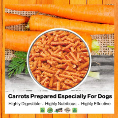 Olewo Dehydrated Carrots/Red Beets Dog Food Supplement