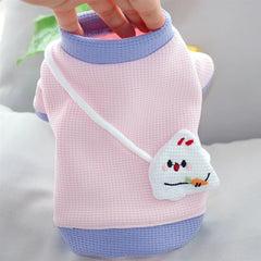 Cheap Cute Dog & Cat Clothes – Pink & Yellow Puppy Pet Apparel Sweater Coat for Small to Large Pets