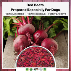Olewo Dehydrated Carrots/Red Beets Dog Food Supplement