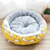 Luxury Plush Dog Bed – Soft High-Loft Round Cushion Pillow for Small & Medium Pets | Comfortable, Warm Pet Bed with Removable Cover