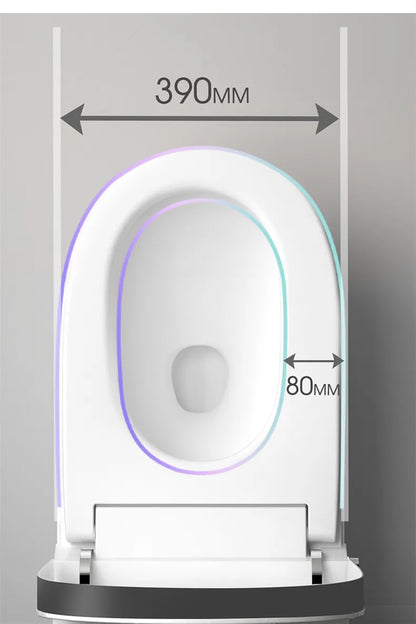 Bathroom Tankless Smart Toilet Foot Touching Lid Opening Toilet Auto Lid Closing Flushing Toilet