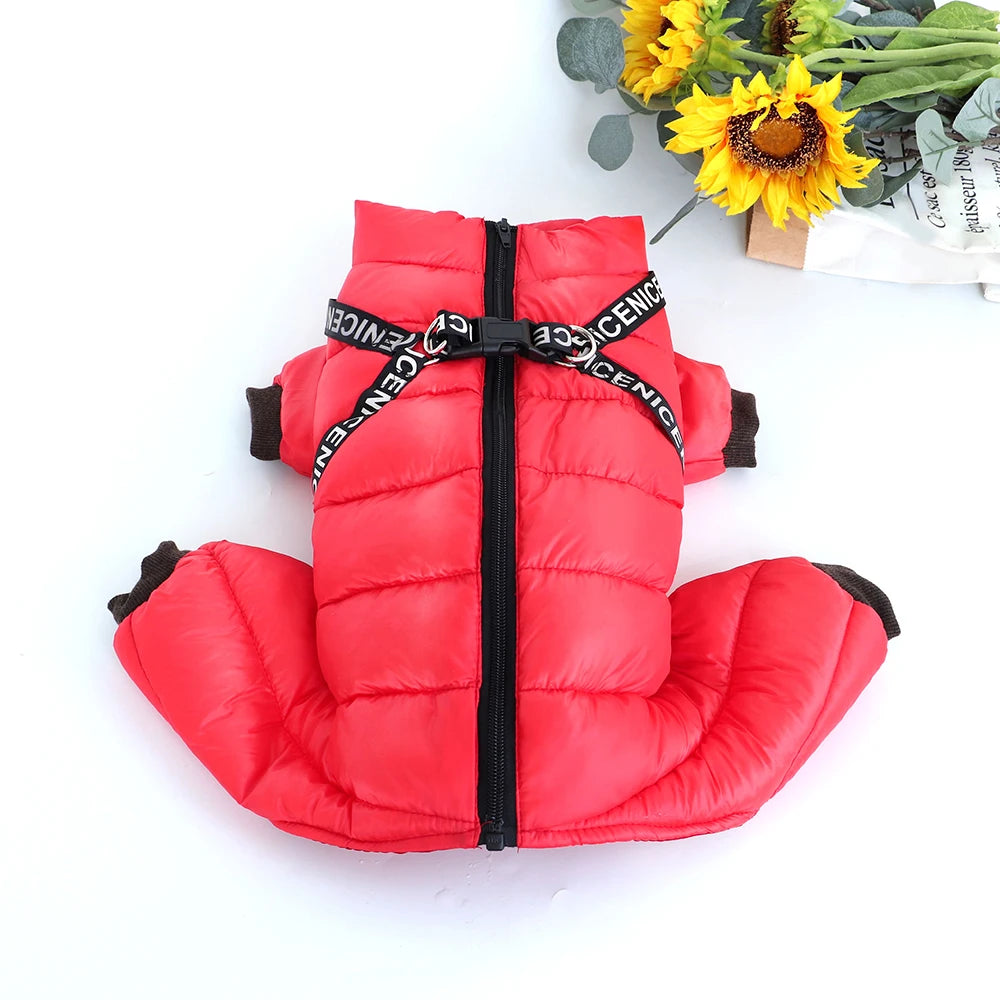 Winter Pet Dog Clothes Super Warm Dog Jacket Coat Waterproof Small Medium Large Dogs Pet Clothing Jumpsuit For French Bulldog