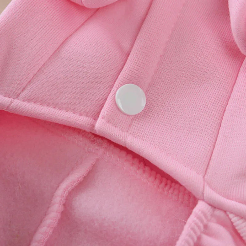 Adidog Dog Clothes Thick Overalls for Dogs, Winter Pet Dog Clothing for Small Dogs Puppy Jumpsuit Tracksuit Costume for Yorkie