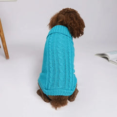 Solid Cotton Dog Sweater – Soft Winter Pet Clothes for Small & Large Dogs | Wholesale Cheap Warm Cotton Dog Apparel