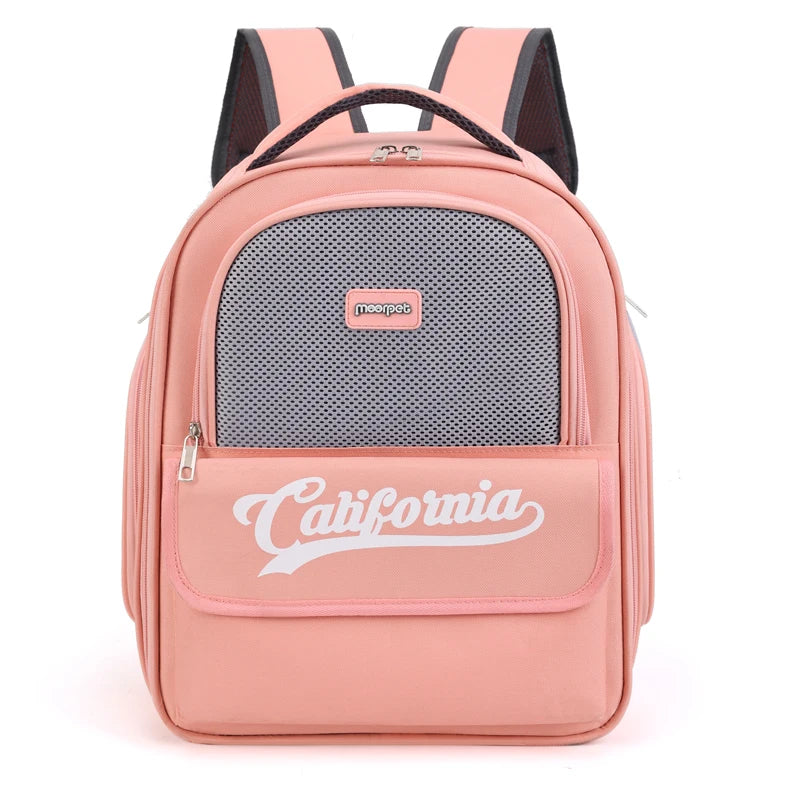 Luxury Pet Carrier Backpack for Cats & Dogs – Portable Folding Travel Bag | Water-Resistant, Comfortable & Stylish Design
