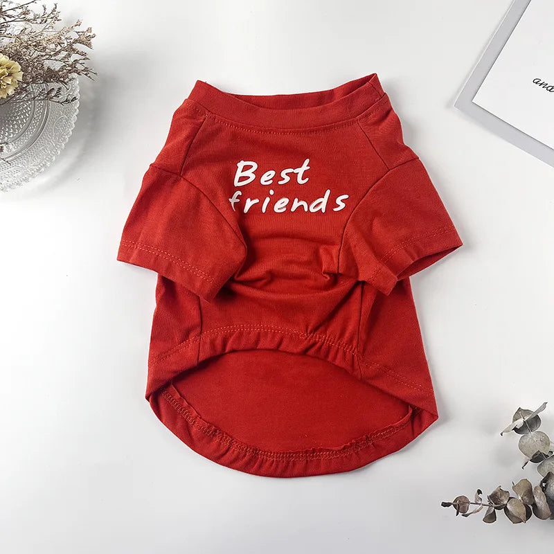 Cute Dog Clothes – Funny Luxury Pet T-Shirt for Small & Large Dogs | Comfortable, Machine-Washable Cotton Apparel