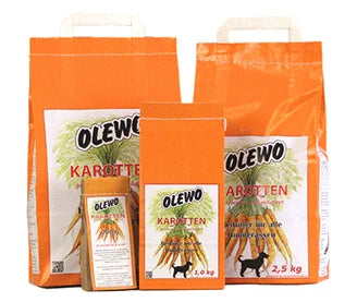 Olewo Dehydrated Carrots/Red Beets Dog Food Supplement