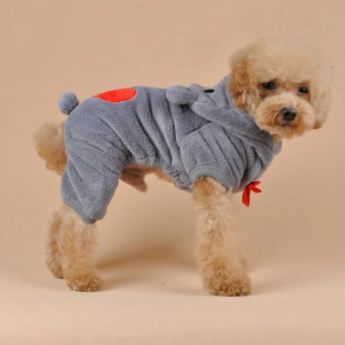 Cute Winter Dog Hoodie – Coral Fleece Warm Puppy Jacket Sweatshirt for Small Dogs & Cats | Soft Cozy Pet Sweater