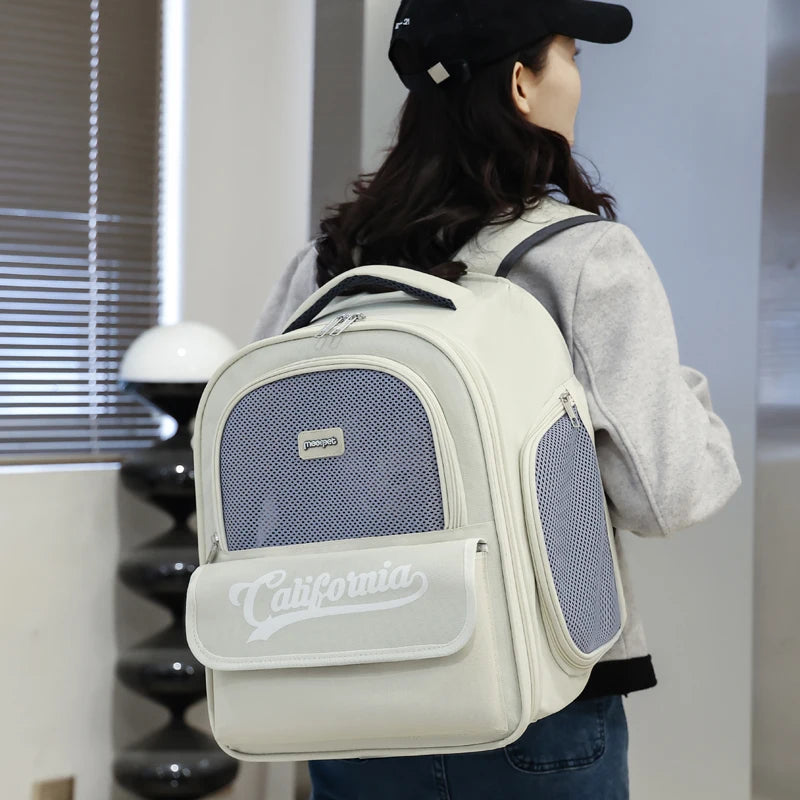 Luxury Pet Carrier Backpack for Cats & Dogs – Portable Folding Travel Bag | Water-Resistant, Comfortable & Stylish Design