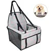 Best Dog Car Booster Seat – Travel Pet Carrier for Small & Medium Dogs, Foldable Oxford Fabric Safety Seat