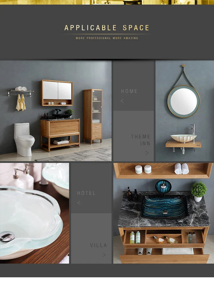 Bathroom Vanity Sink Wash Basin Bathroom Vanity with Sink TKA Oblong Basin