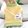Cheap Cute Dog & Cat Clothes – Pink & Yellow Puppy Pet Apparel Sweater Coat for Small to Large Pets