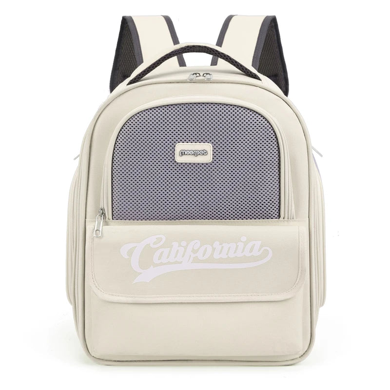 Luxury Pet Carrier Backpack for Cats & Dogs – Portable Folding Travel Bag | Water-Resistant, Comfortable & Stylish Design