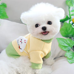 Cheap Cute Dog & Cat Clothes – Pink & Yellow Puppy Pet Apparel Sweater Coat for Small to Large Pets