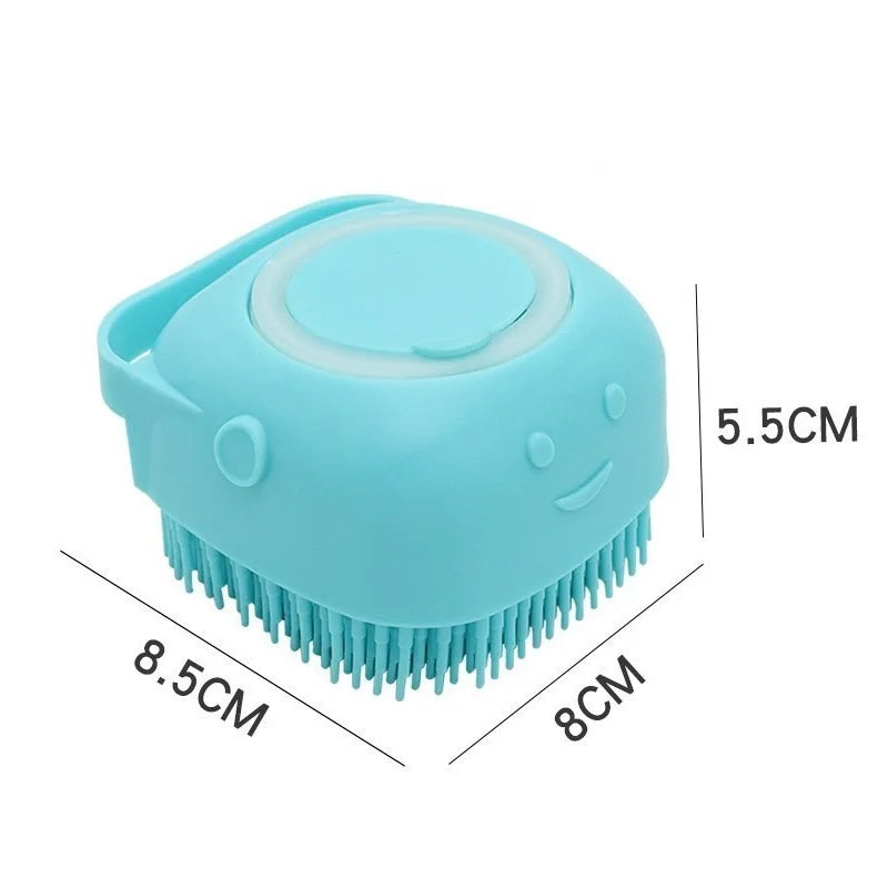 Pet Bath Brush To Bathe Grooming Dog Cats Comb Short Hair Brush Pet Cat Bathroom Cleaning Tool Silicone Dog Bath Massage Gloves