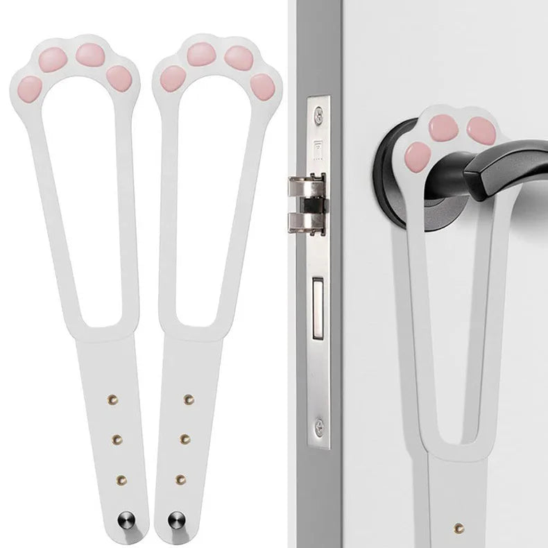 Cat Door Holder Latch Adjustable Dog Door Stopper Elastic Gate Lock Flex Latch Strap Keep Dog Out From Entering Pet Gate Supply