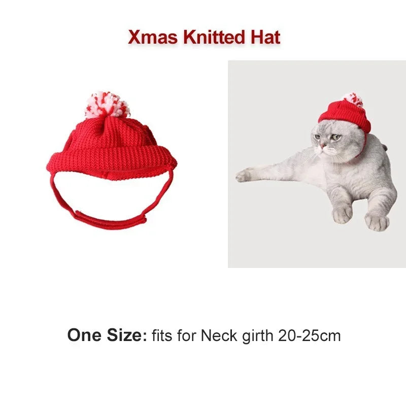 Pet Dog Cat Christmas Costumes Funny Santa Claus Costume for Dogs Cats Winter Warm Dog Cotton Clothes Funny Cute