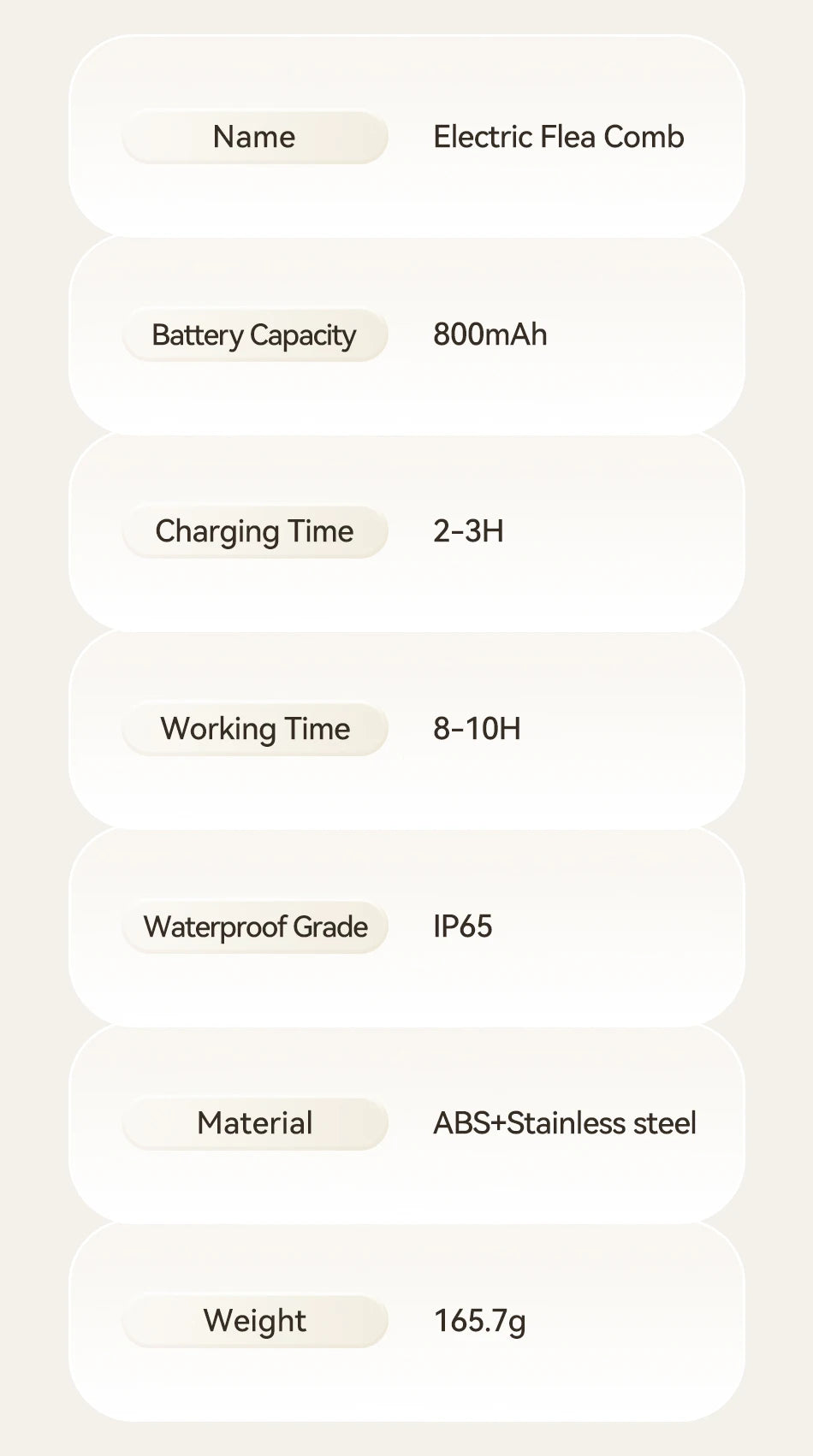 ROJECO Electric Flea Comb Anti Lice Grabber Brush Flea Removal Brush Multifunctional Comb Pet Dog Cat Hair Cleaner Accessories