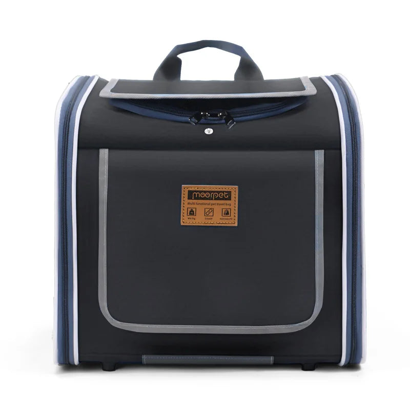 Mo Chong Car-mounted Pet Bag, a Portable Handheld and Backpack for Outdoor Use. Nordic-style Bicycle-mounted Cat Bag and Dog Bag