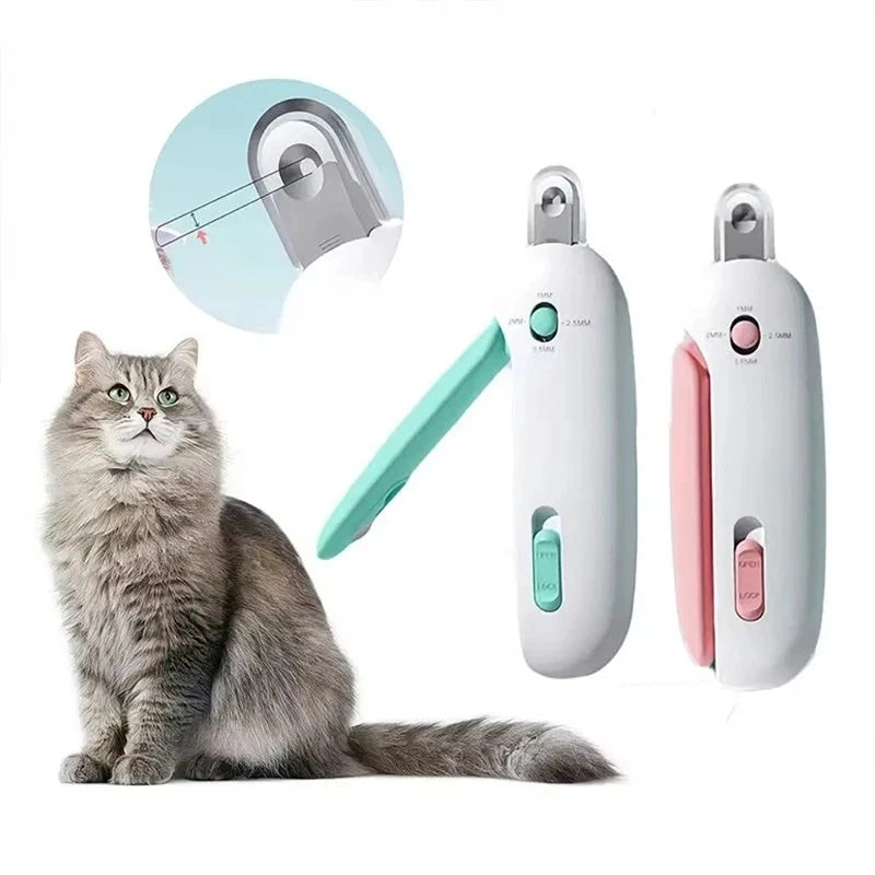 Cat Dog Nail Clippers Adjustable Aperture Hole to Avoid Nail Over Puppy Kitten Claw Trimmer Care Professional Grooming Tools