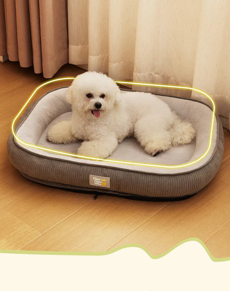 Pet Dog Kennel Four Seasons Can Be Disassembled and Washed Medium-sized Small Dog Winter Warm Winter Dog Sleeping Mat Cat Kennel