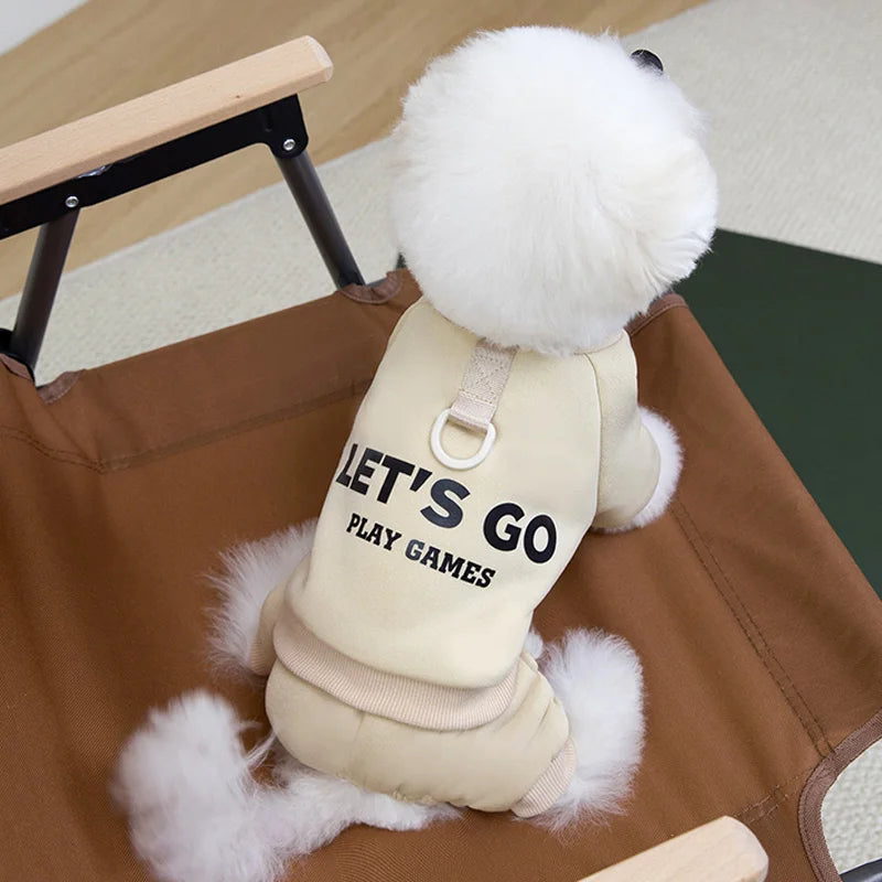 Winter Warm Pet Dog Coat for Small Medium Dogs Puppy Clothes Dog Jumpsuit Thicken Dog Hoodies Pet Supplies