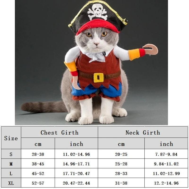 Dog Clothes Funny Costume Halloween Puppy Sweatshirt Suit Dog Cosplay Clothes Party Clothing Cat Dog Sets Pet Dress Dog Outfits