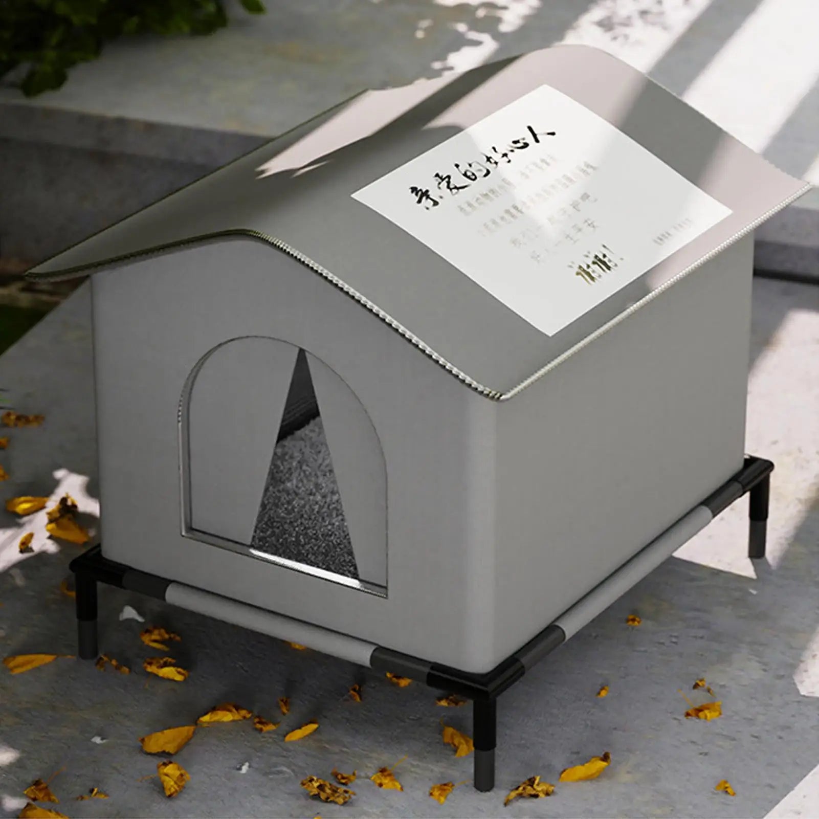 Winter Waterproof Stray Cat Dog Warm House Outdoor Warm Pet Cave Sleeping Beds Home Foldable Washable For Dog Puppy Supplies
