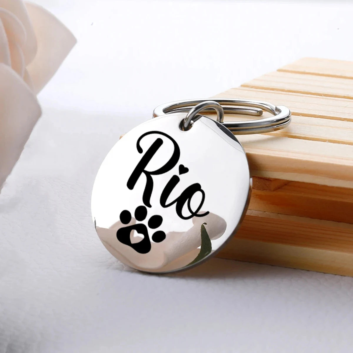1pc Cartoon Personalized Text Personalized Dog Tags Customized Dog Collar With Name Customized Pet Print Medal For Pets