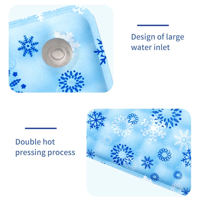 ❄️ Summer Cooling Gel Mat for Dogs & Cats – Ice Cushion Pet Cooling Blanket, Durable Water Mat for Bed, Sofa & Floor