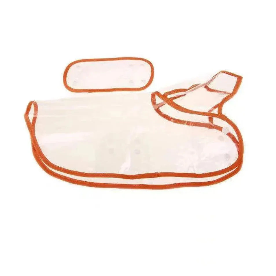 Pet Dog Puppy Transparent Rainwear Raincoat Pet Hooded Waterproof Jacket Clothes Soft PVC Small Dogs Raincoat Puppy Rain Poncho