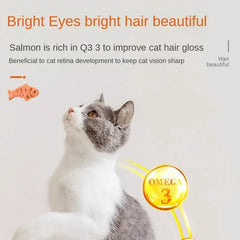 Chicken Breast Cat Snacks Freeze-dried Cat Treats Gain Weight Nutrition Hair Cheek Strips Cat Food Training Reward Kitty Snacks