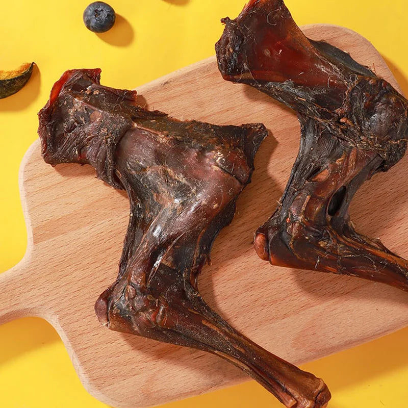 Pet Snacks Dried Lamb Legs Dog Snacks Crispy Big Bones Adult Dog and Puppy Molar Sticks Tooth Cleaning Bone Food Pet Snacks