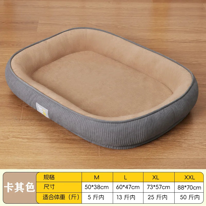 Pet Dog Kennel Four Seasons Can Be Disassembled and Washed Medium-sized Small Dog Winter Warm Winter Dog Sleeping Mat Cat Kennel