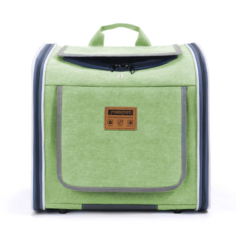 Mo Chong Car-mounted Pet Bag, a Portable Handheld and Backpack for Outdoor Use. Nordic-style Bicycle-mounted Cat Bag and Dog Bag