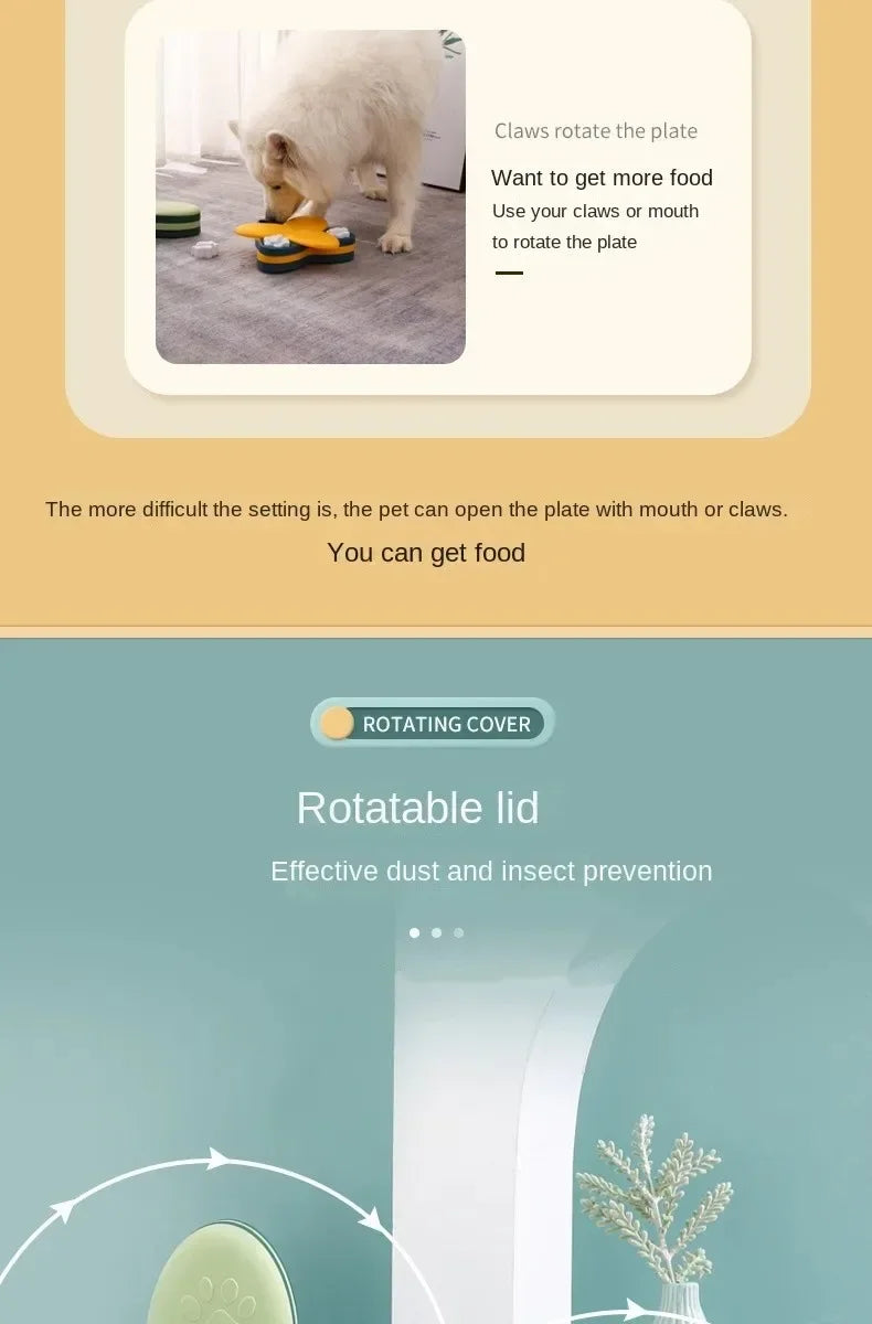 New Dog Puzzle Toys Slow Feeder Interactive Puppy Food Dispenser Slowly Eating Non Slip Bowl Cat Dogs Training Toys Pet Products