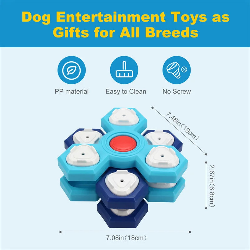 Dog Puzzle Toys Dog Training Boredom Interactive Puzzle Feeding Toys Slow Food Tray Pet Feeding Supplies