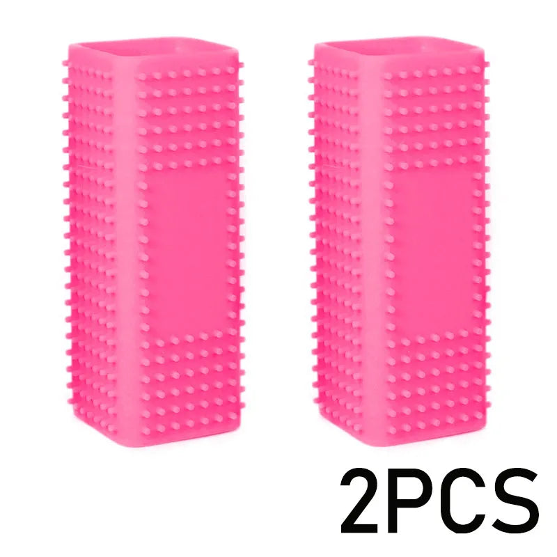 Car Animal Hair Brush for Dog Hair Short Brush for Dogs Long  Cat Pet Hair Silicone Hollow Rubber Cleaning Brush GSZ01