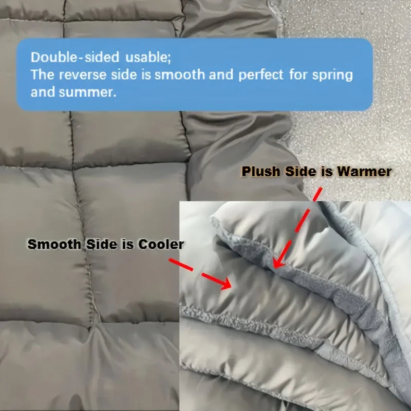 Dog Pet Beds Extra Large Plush Dog Bed Sofa Thickened Super Soft Polyester Pet Mat Dog Crate Mat Bed For Large Dog Bed