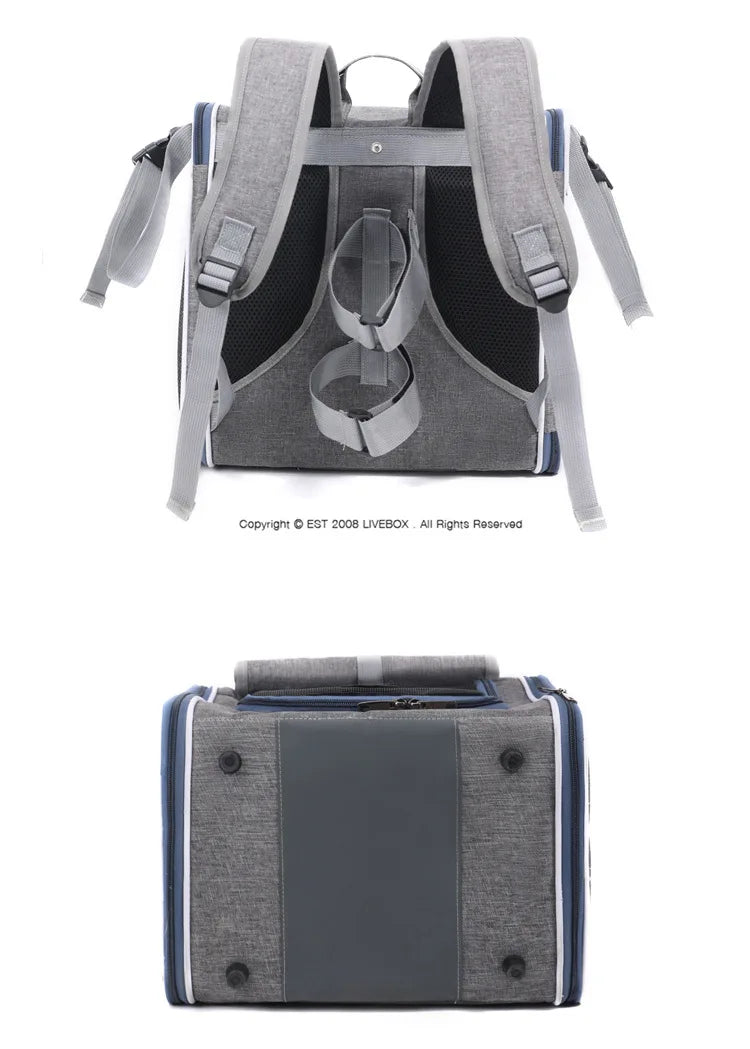 Mo Chong Car-mounted Pet Bag, a Portable Handheld and Backpack for Outdoor Use. Nordic-style Bicycle-mounted Cat Bag and Dog Bag