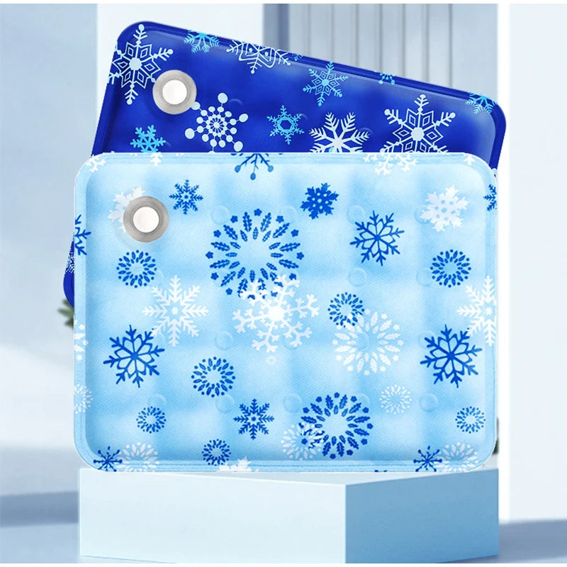 ❄️ Summer Cooling Gel Mat for Dogs & Cats – Ice Cushion Pet Cooling Blanket, Durable Water Mat for Bed, Sofa & Floor