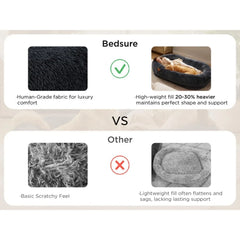 Human Dog Bed, 71.0 x 44.0 x 12.0 Calming Giant Human Dog Bed for Adults People Fits Pet Families with Storage Pocket, F