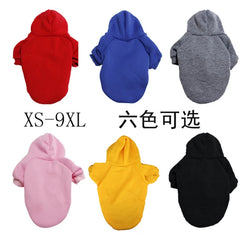 Winter Dog Clothes Sport Hoodies Sweatshirts Warm Coat Clothing Autumn for Small Medium Large Dogs Big  Pets Puppy hooded sweats