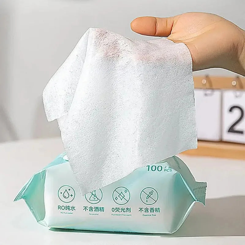 Pet Deodorant wipes 100Pcs Cleaning Tear Stains Decomposition Odor Pure Water Safe Gentle Pet Wipes cleaning wipes for dogs cats