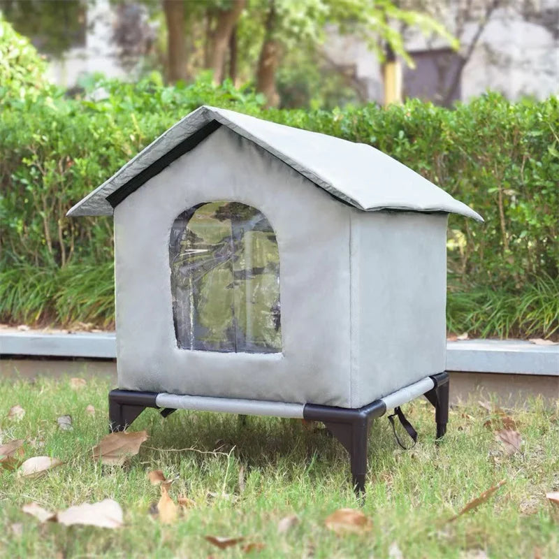 Stray Cat dog House Waterproof Outdoor Winter Warm Pet Cave Sleeping Beds Home Foldable Washable for Small Dog Puppy Supplies