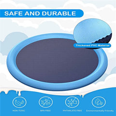 Dog Swimming Pool Pet Inflatable Spray Mat Dog Cooling Pad Outdoor Cat Interactive Fountain Toy Pet Sprinkler Pad Dogs Supplies